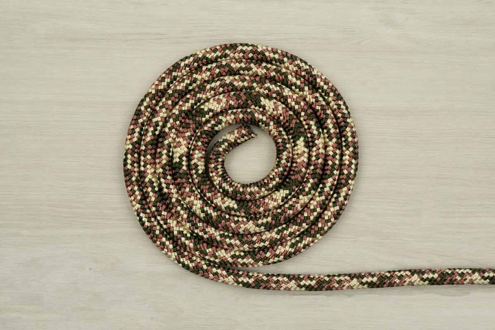 Rope Central Rope and Twine 8mm / Camo Double Braided Polyester (By-the-meter)