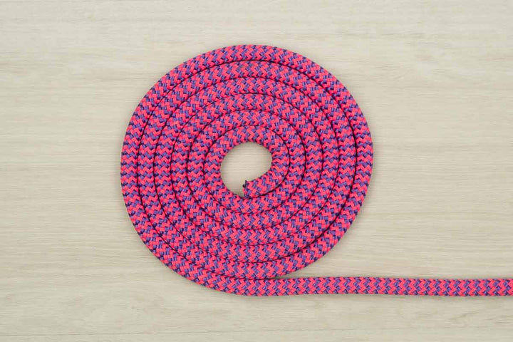 Rope Central Rope and Twine 8mm / Pink/Purple Double Braided Polyester (By-the-meter)
