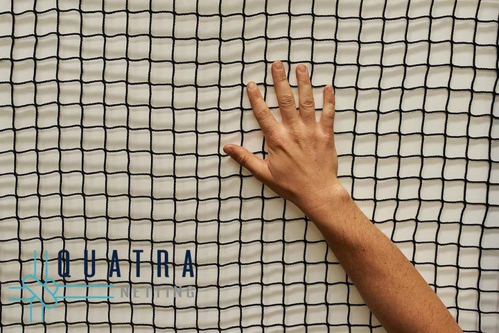 Quatra Safety Netting BY-THE-METRE : Knotless Nylon 30mm Sq Net 72Ply / 2mm
