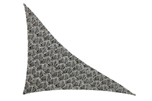 Shade Matters 4M x 5M x 6.4M Charcoal Right Angle Triangle Ultra-Heavy Duty Shade Sail