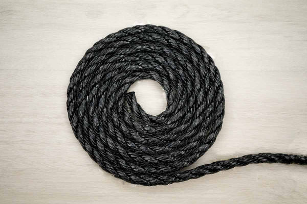Rope Central 4mm - Black Polypropylene Rope (PP) (By-the-metre)