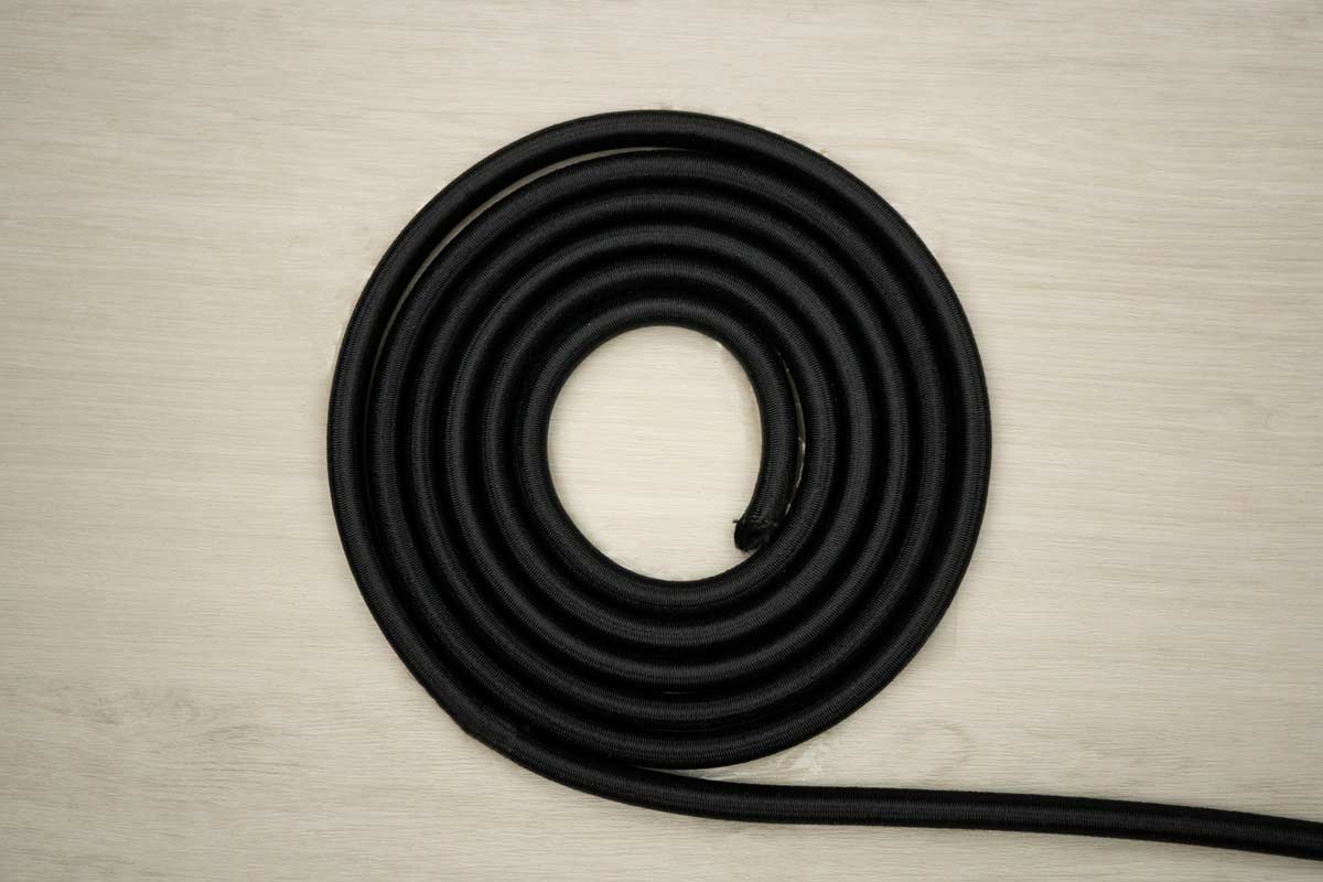 Donaghys 4mm - Black Shock Cord / Bungee Cord (By-the-meter)