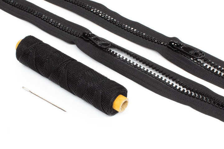 Quatra Accessories D.I.Y L-Shape Zipper Kit : 2m + 1m Length