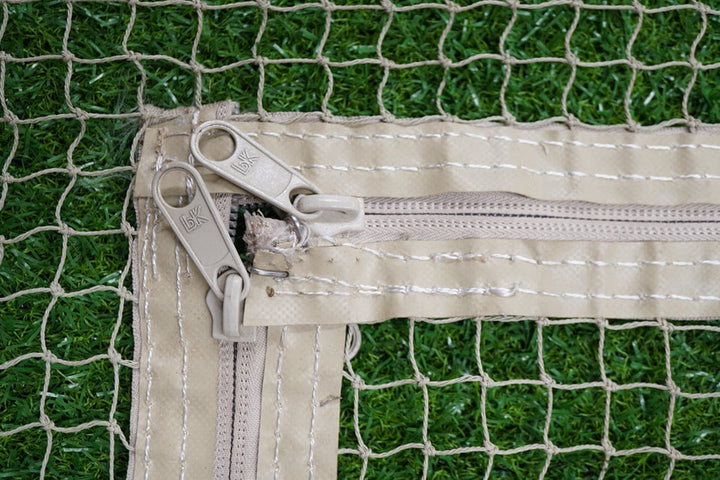 Haverford Bird Netting Complete Wall Net with F-Zipper (3.5m x 3.5m Netting) - Stone