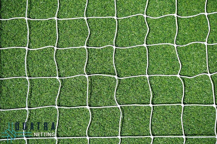 Quatra Braided Barrier Netting / Pool Cover / Cyclone Net Knotted Netting 3mm Diameter / 100mm SQ: White
