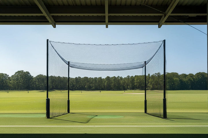 Quatra Sports Golf Practice Netting Golf Netting 3.5m x 3.5m : Knotless Nylon 20mm 120ply / 3mm with Rope Border