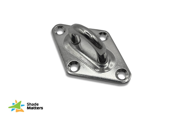shadematters.com.au Hardware Stainless Steel 8mm 316 Marine Grade Pad Eye For Shade Sail