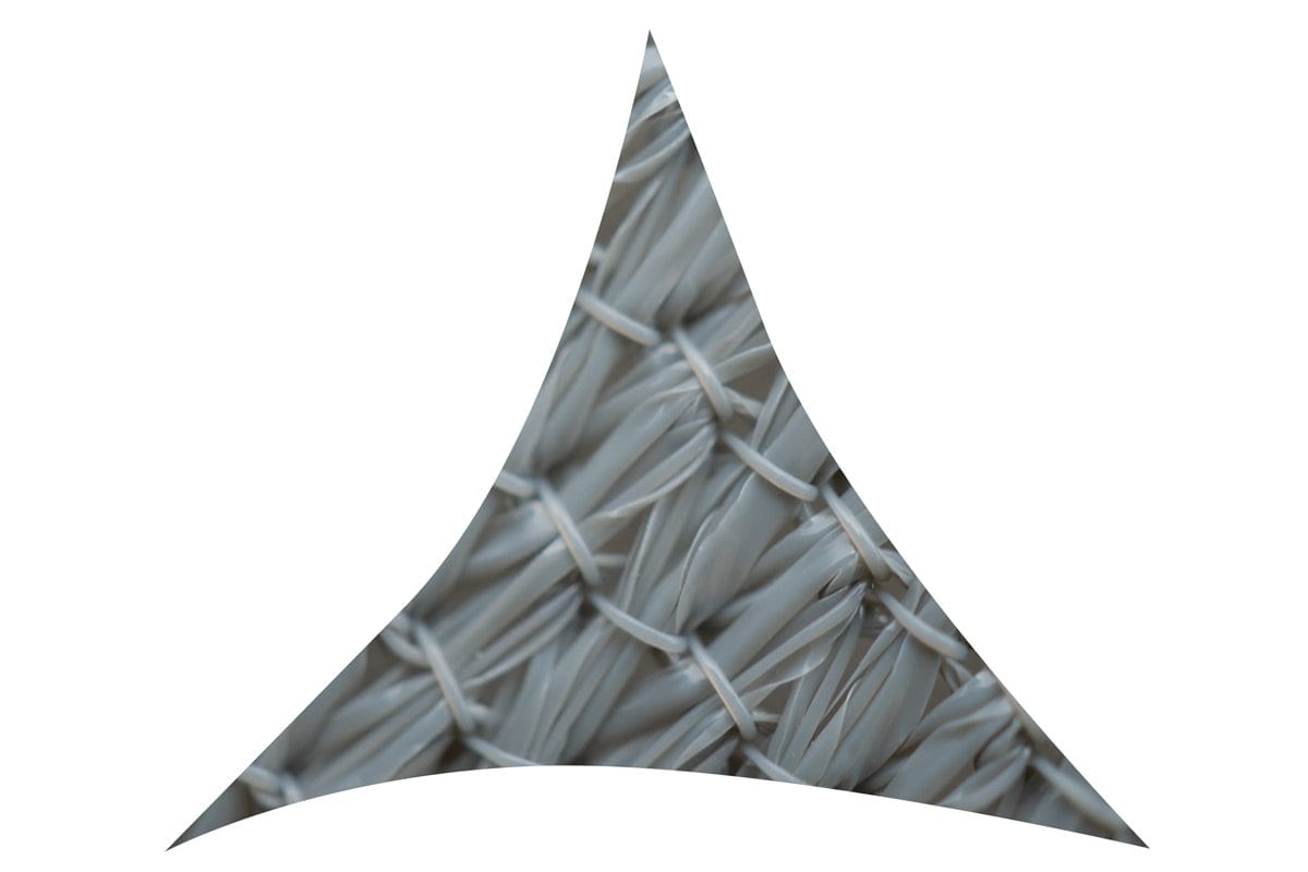 shadematters.com.au Home & Garden 4M X 4M X 4M Grey Triangle Shade Sail