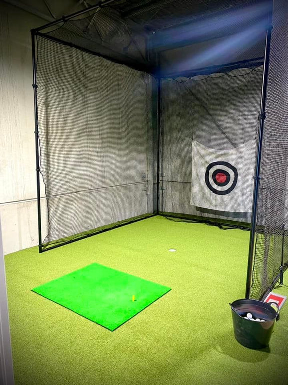 3 Metre Golf Practice Cage With Steel Frame & Haverford