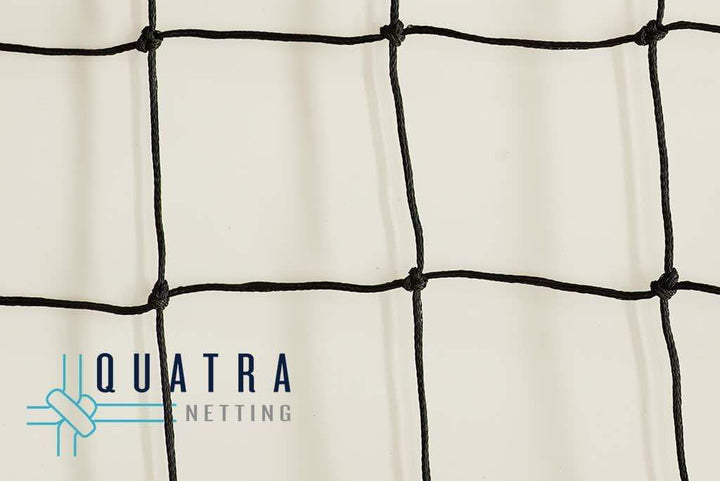Quatra Sports Netting Netting 3mm Diameter / 100mm SQ: Black