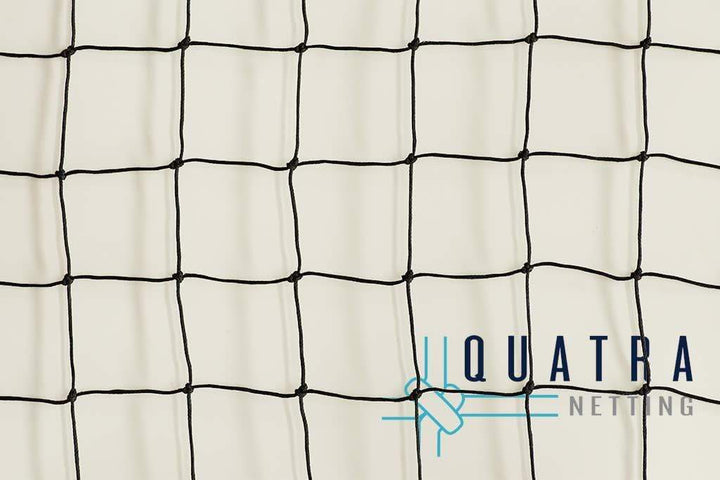 Quatra Sports Netting Netting 3mm Diameter / 100mm SQ: Black