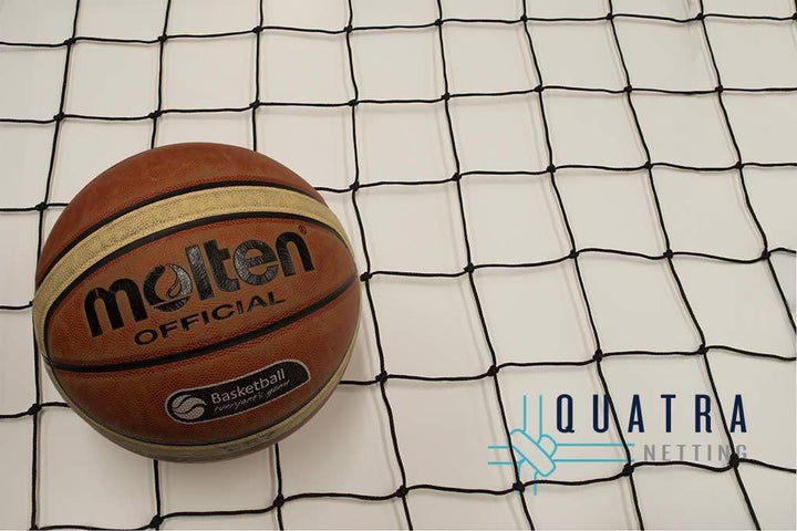 Quatra Sports Netting Netting 3mm Diameter / 100mm SQ: Black