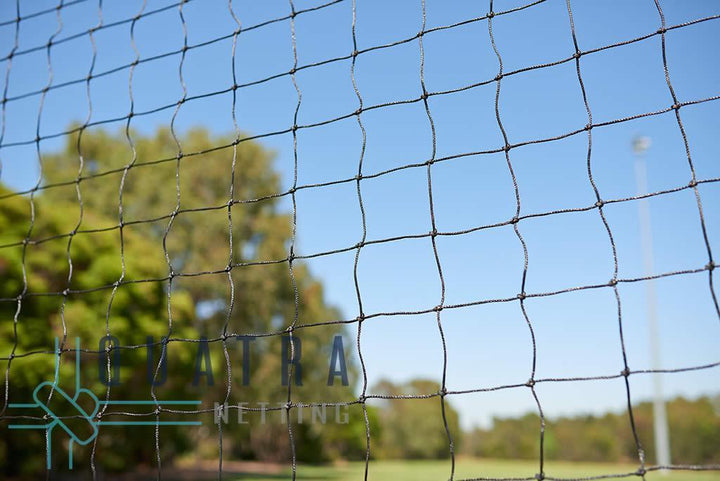 Quatra Sports Netting Netting 3mm Diameter / 100mm SQ: Black