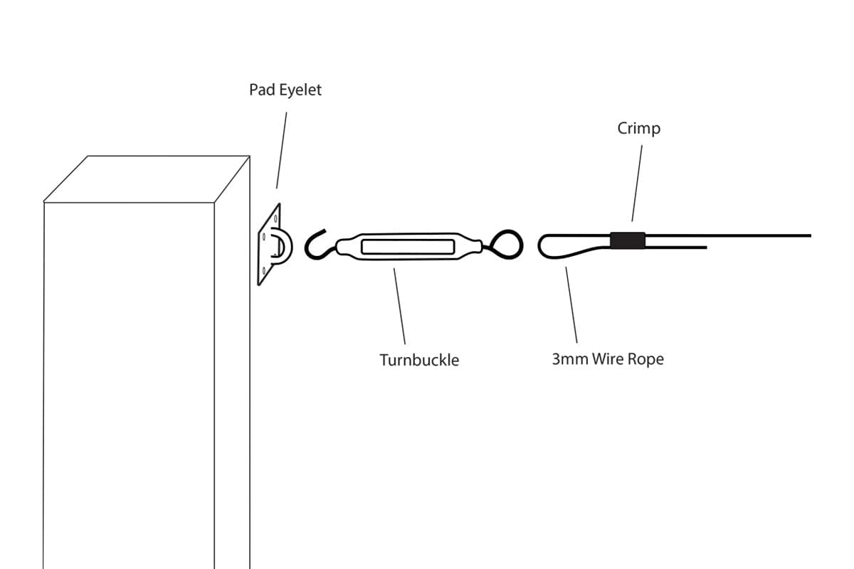 4m Heavy Duty Posts "Hardware Kit" for 5m Nets – Haverford