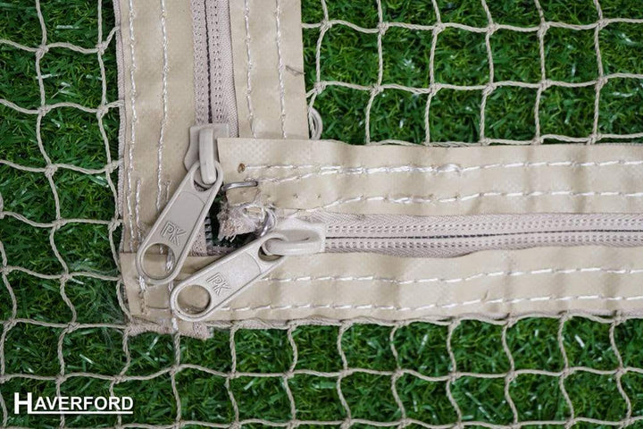 Haverford Complete Wall Net with F-Zipper (3.5m x 3.5m Netting) - Stone