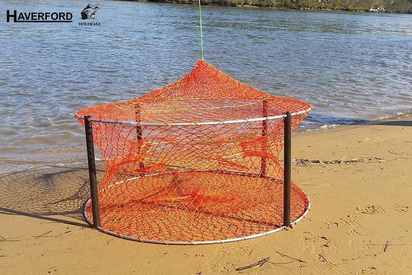 Holdfast Fishing Net 4 Entries Crab Trap: Replacement Netting Only