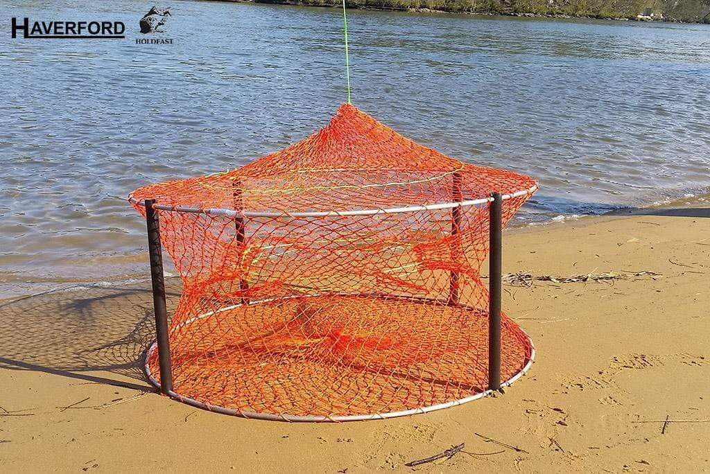 Holdfast Fishing Net 4 Entries Crab Trap: Replacement Netting Only
