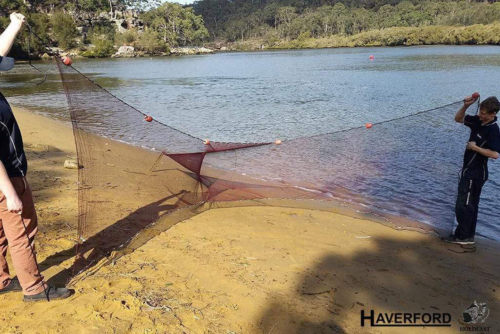 Quatra Fishing Net Nylon Prawn Drag Net: 20mm Mesh Size