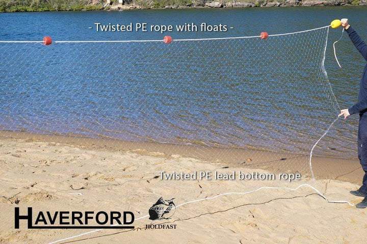 Quatra Fishing Net Premium Mono Gill Net: 4" Mesh 25m x 2m