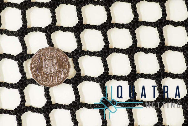 Quatra Golf Practice Nets Catamaran Netting 10 x 4m: Knotless 22mm 200Ply / 3.5mm