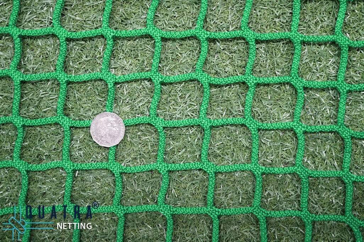 Haverford Green Knotless Polypropylene 40mm Squares / 5mm Diameter: 15m x 4m