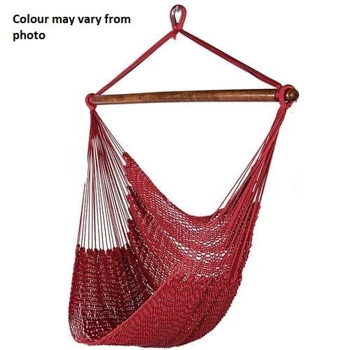 shadematters.com.au Hammocks Red Rope Swing Chair