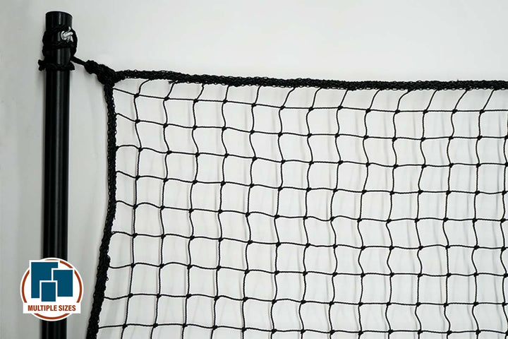 Quatra Sports Netting Ball Stop Barrier Nets with Support Posts - 40mm sq (Multiple Sizes)