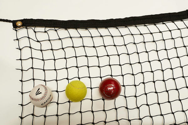Quatra Sports Netting Baseball / Softball Pre-Made Net with Webbing & Eyelets (Multiple Sizes)