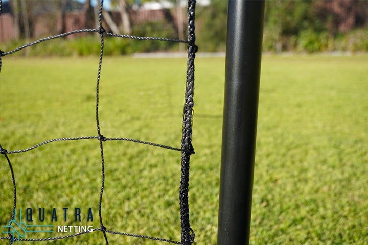 Quatra Sports Netting Drone Barrier Nets with Support Posts - 5m x 3m / 40mm sq