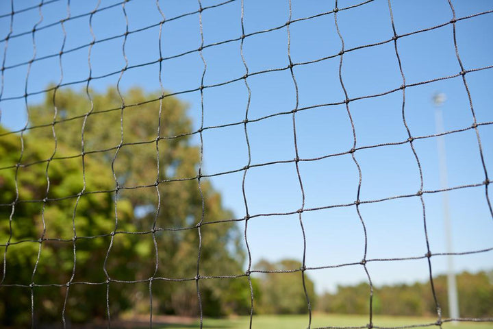 Quatra Sports Netting Soccer Barrier Nets with Support Posts - 100mm sq (Multiple Sizes)