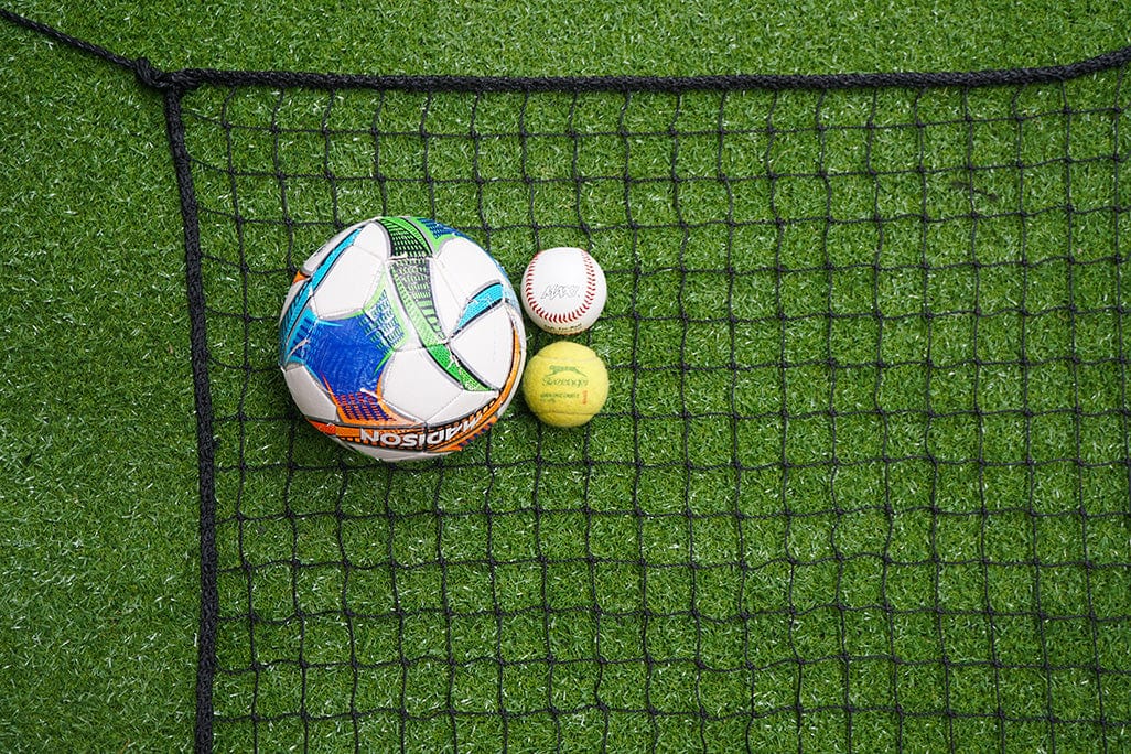 Quatra Sports Netting Sports Barrier Netting - 40mm sq with 6mm Rope Border (Multiple Sizes)