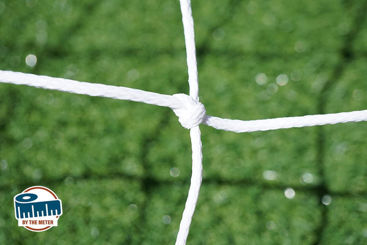 Quatra Sports Netting White / 10m Soccer Netting by-the-metre: 10m Wide - White