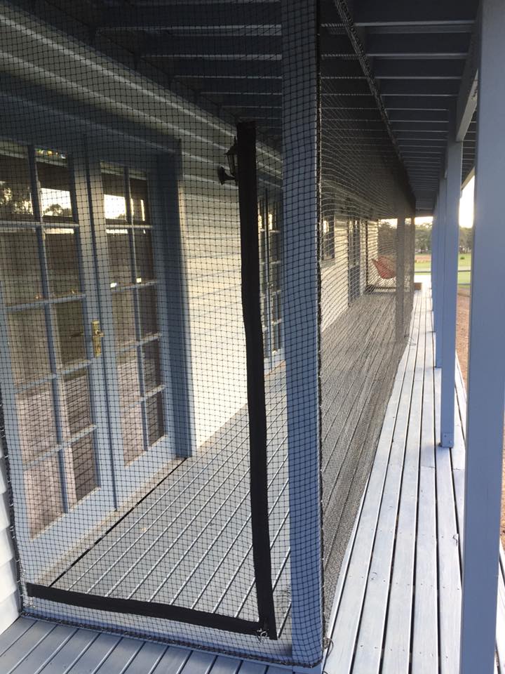 Stainless Steel Complete Wall Net with F-Zipper (3.5m x 3.5m Netting ...