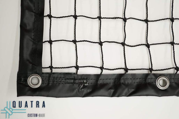 Quatra Ute Netting Standard spaced eyelets at approx. 1m Custom Size with Webbing Border & Eyelets (Max 1.8m L x 1.8m W)
